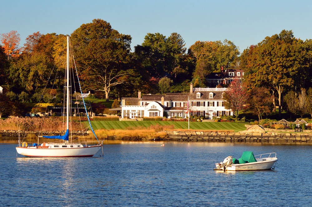 Boats in a Lake in Connecticut