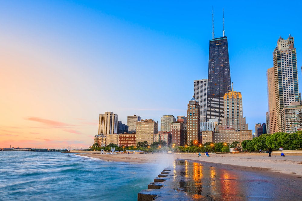 Riverside View of Chicago