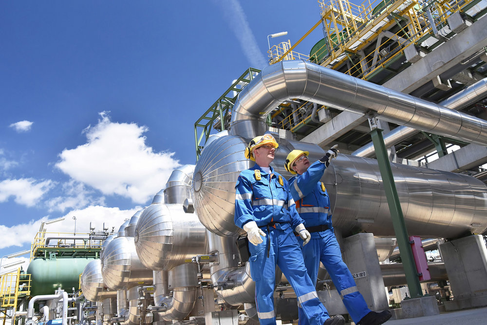 Engineers Doing a Routine Check At Worksite