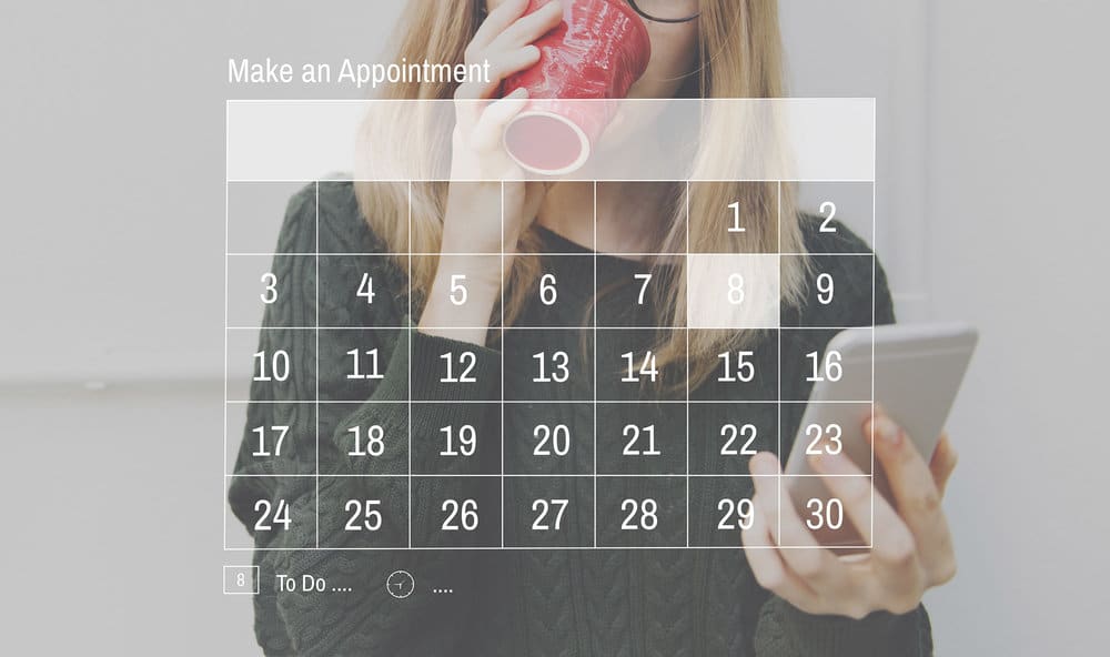 Make An Appointment Schedule Graphic