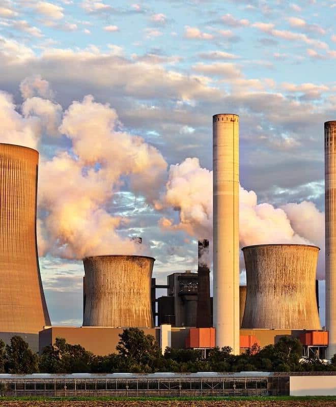 Nuclear Power Plant Operating Efficiently