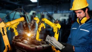 Smart,industry,robot,arms,modernization,for,digital,factory,technology,.