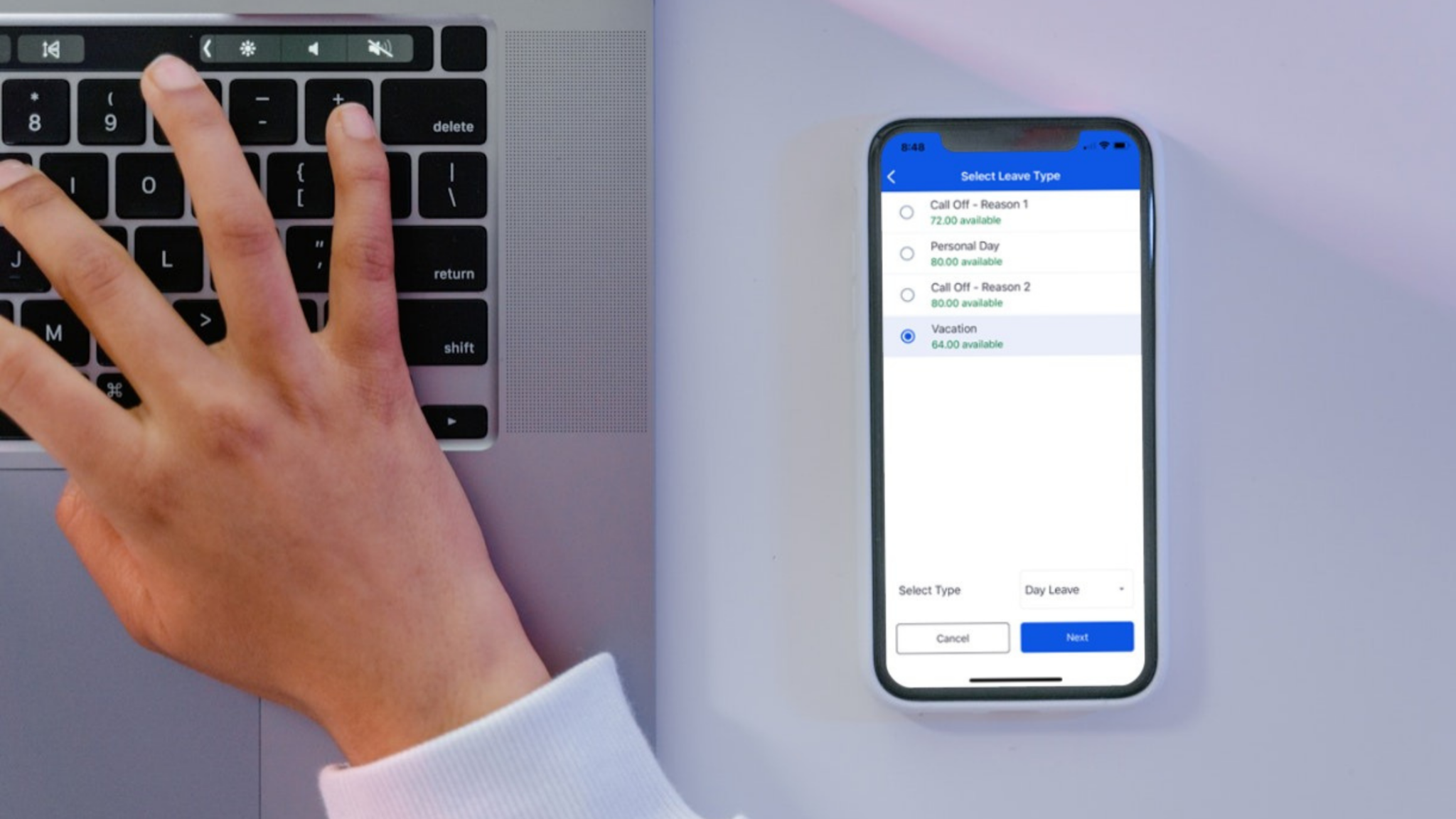 Mobile Based Scheduling Leave Management