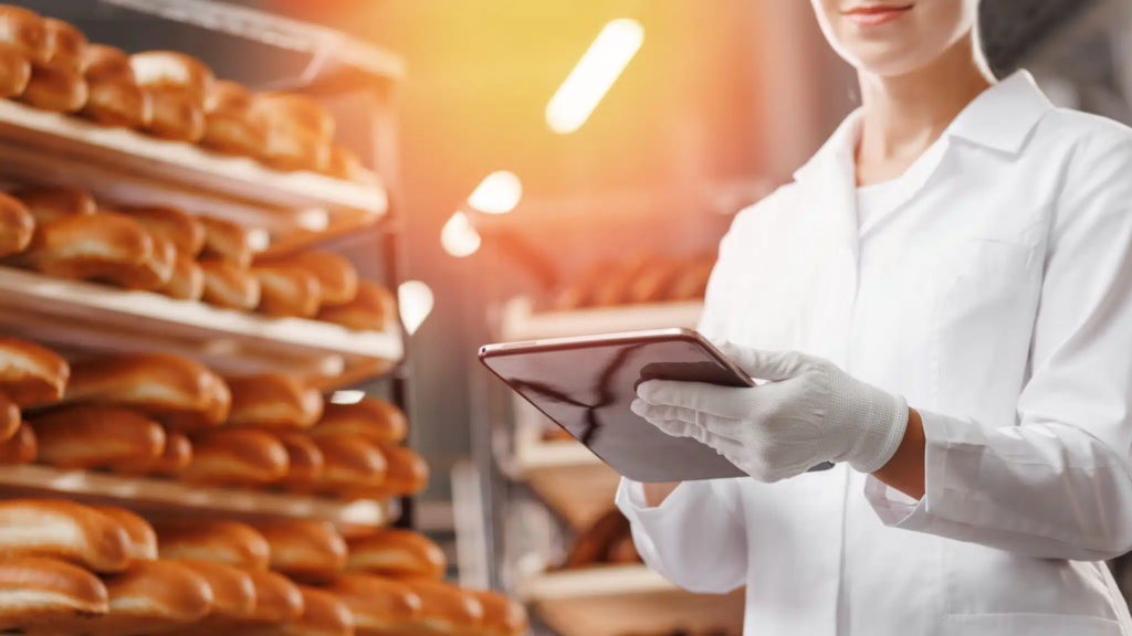 Female Baker In Food Processing Facility Demonstrating Flexible Scheduling