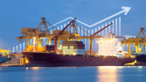 Cargo,ship,,cargo,container,work,with,crane,at,dock,,port, Bullwhip Effect On Supply Chain