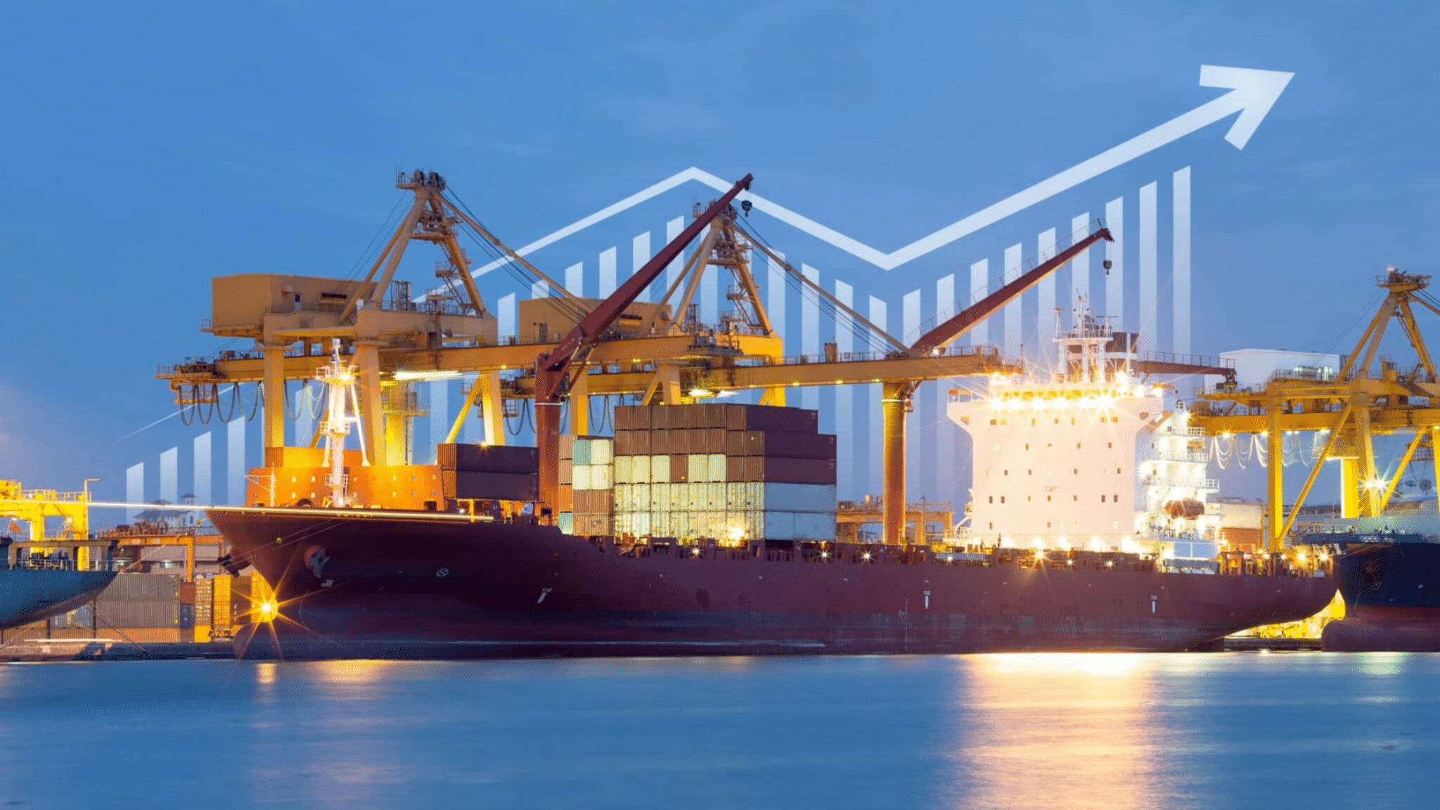 Cargo,ship,,cargo,container,work,with,crane,at,dock,,port, Bullwhip Effect On Supply Chain