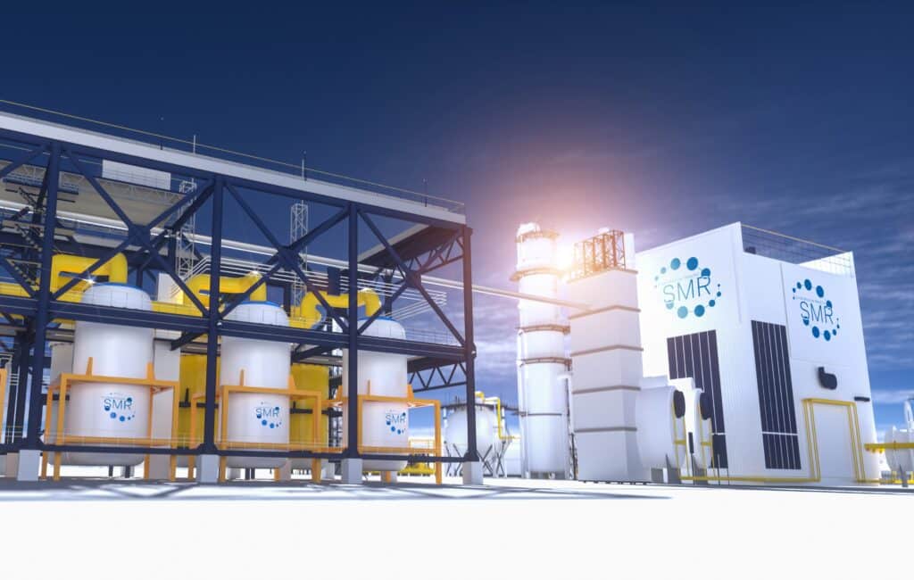 Concept,of,a,smr,small,modular,nuclear,reactor,power,plant,small modular reactor
