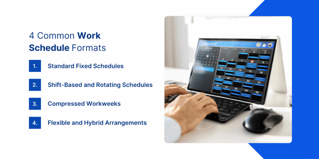 Work Schedule Formats List