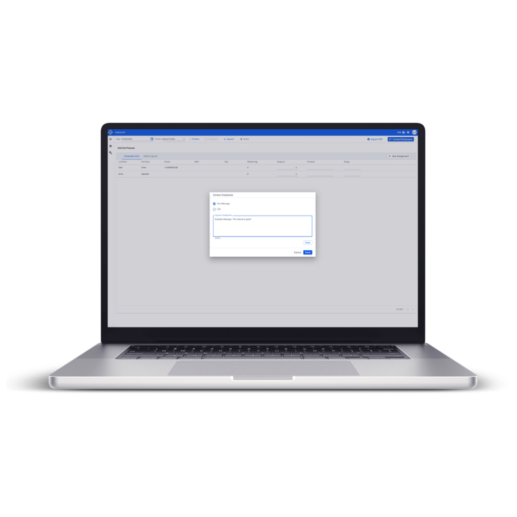 Connect Interface Laptop