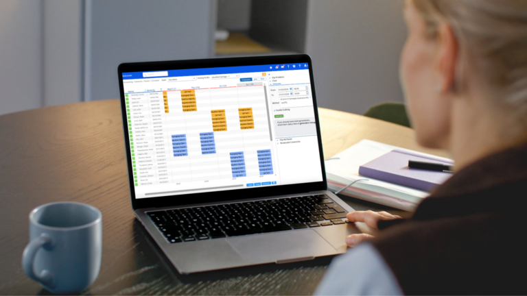 Woman Creating a Schedule Using the Panama Shift Pattern