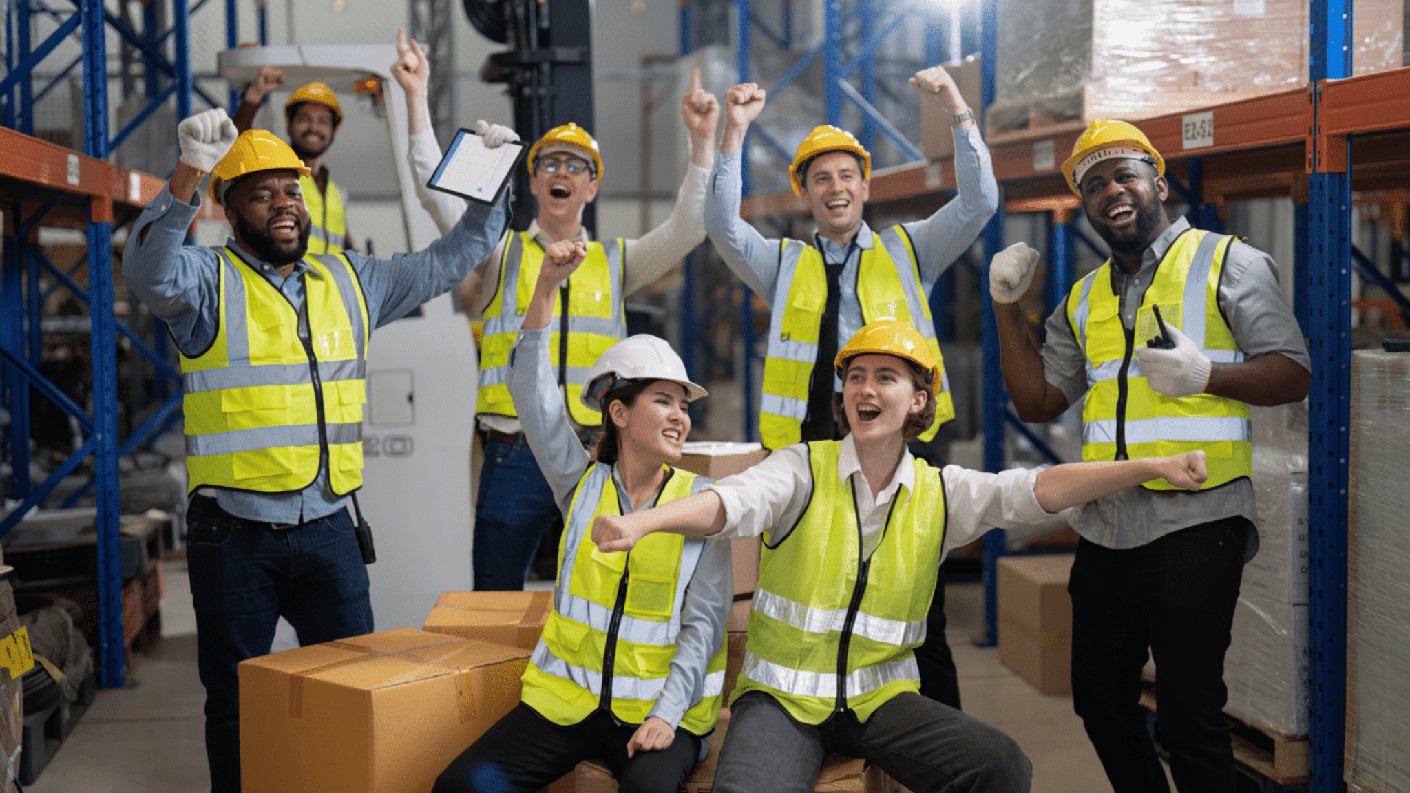 Indeavor Improves Company Culture With Employee Scheduling; Group Of Happy Employees