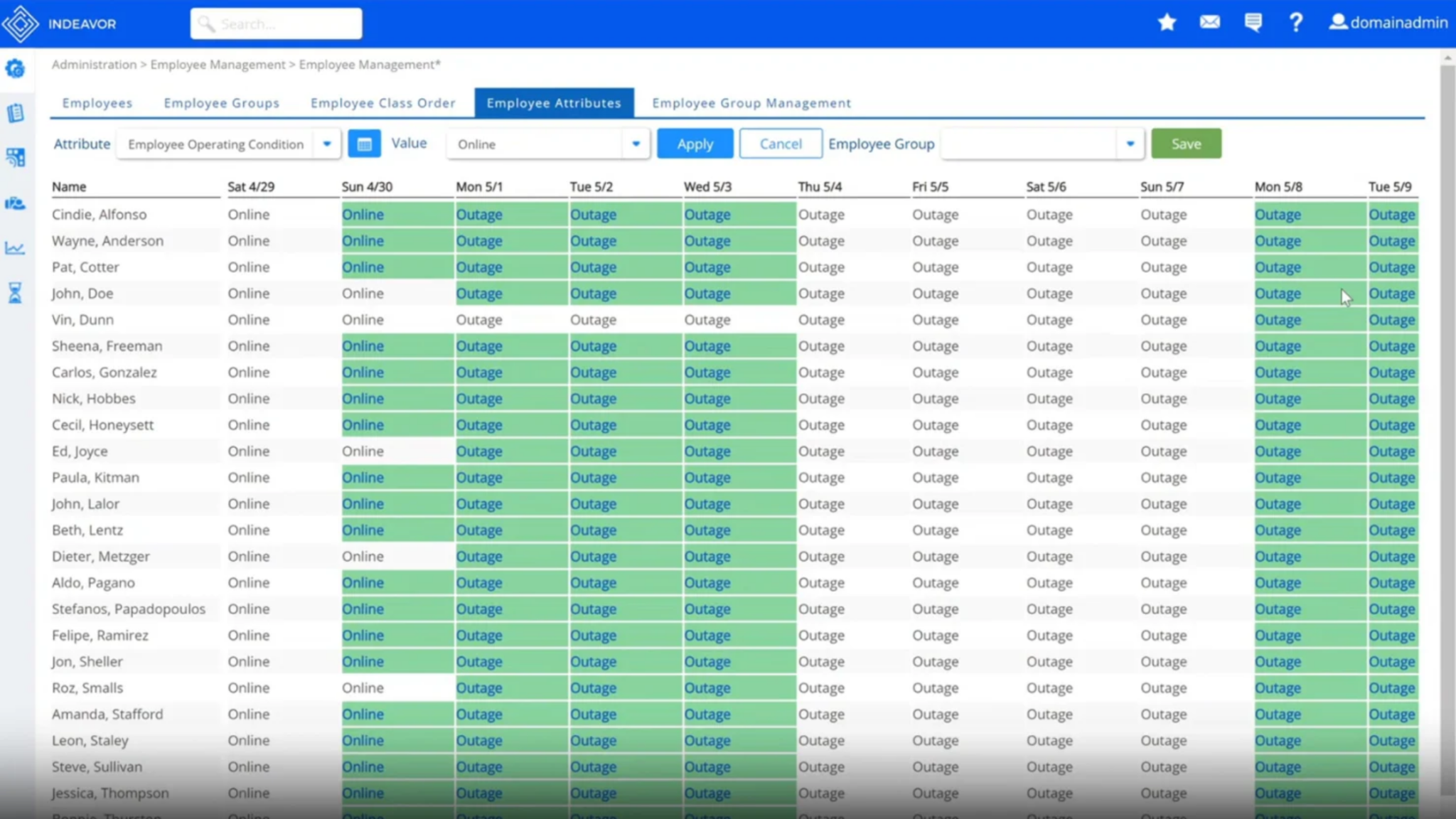 Indeavor MFG WFM Software best for automated union rule management