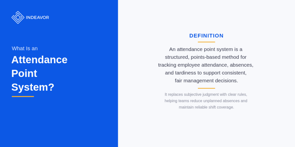 What Is An Attendance Point System